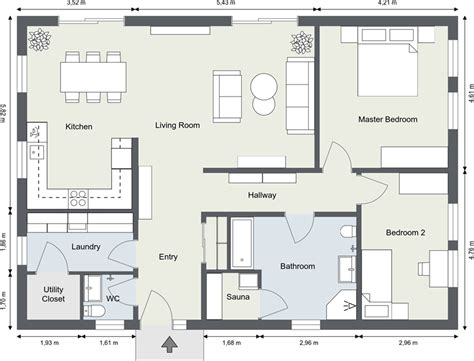 House Floor Plan Design With Dimensions - House Floor Plan Dimensions Plans Eames Small Interior ...