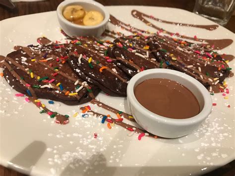 Location: Max Brenner. Ordered: Chocolate Pancakes with lots… | by Giselle Medina | Medium