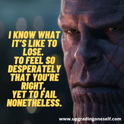 thanos quotes (3) - Upgrading Oneself