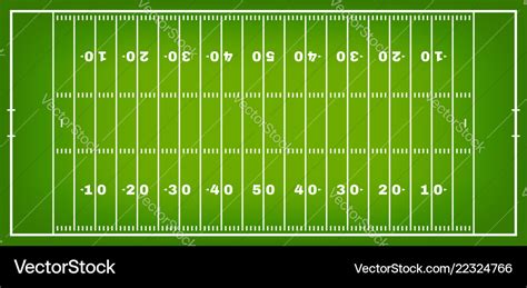 American football field with marking Royalty Free Vector