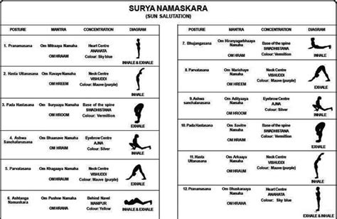 Twelve postures of Surya namaskar in a series | Download Scientific Diagram