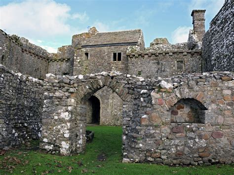 Photographs of Weobley Castle, Swansea, Wales: Chapel