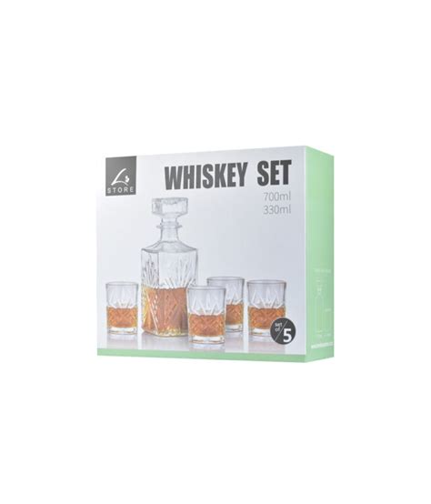 Whisky Glass Set 5pc – LookSharpStore