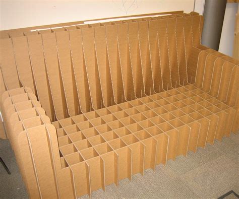 Cardboard Sofa | Cardboard furniture, Diy cardboard furniture, Cardboard chair