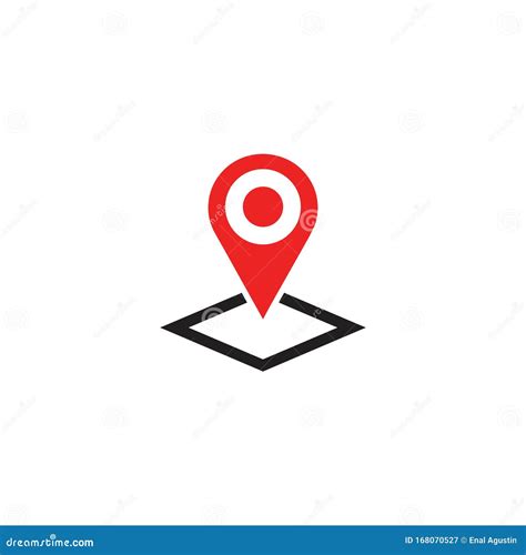 Pin Location Icon Logo Design Vector Template Stock Vector ...