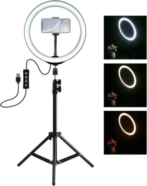 LED Ring Light 30 cm/12 inch met Verstelbaar Statief (56 tot 160cm) - Inclusief... | bol