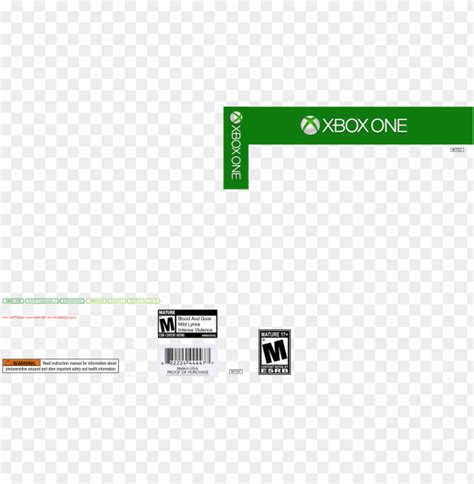 Xbox One Template - Blank Xbox One Game Cover PNG Transparent With Clear Background ID 165963 ...