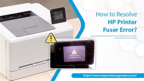 HP Printer Fuser Error - Reasons, Types & Solution