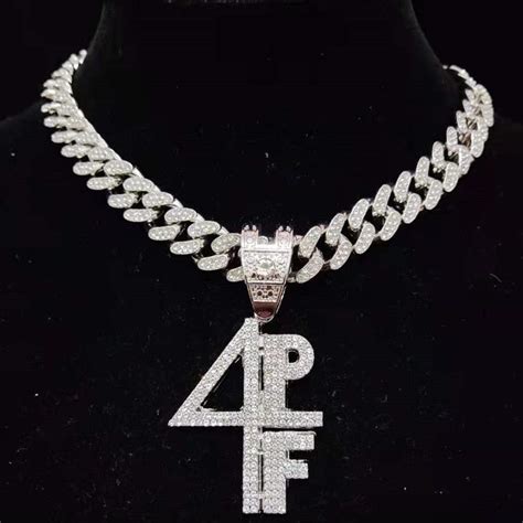 Icedgame & Co's Hip Hop LIL BABY 4PF CUBAN CHAIN REPLICA