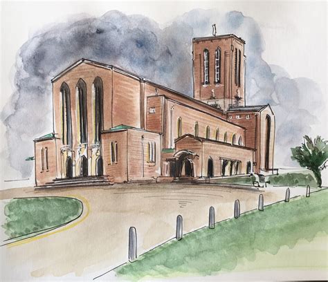 Guildford Cathedral – Tabitha's sketchbook