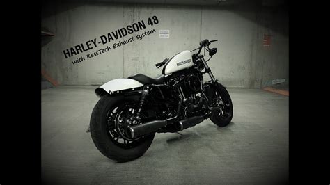 Harley-Davidson Forty Eight with KessTech exhaust system - YouTube