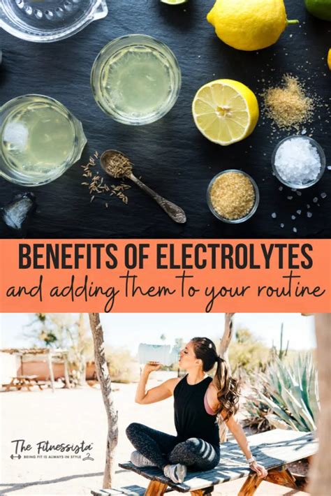 Benefits of electrolytes and adding them into your routine