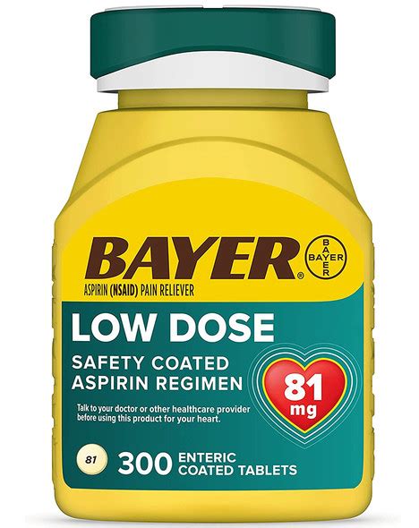 Bayer Chewable Low Dose 'Baby' Aspirin 81 mg Tablets Cherry - 36 ct - The Online Drugstore