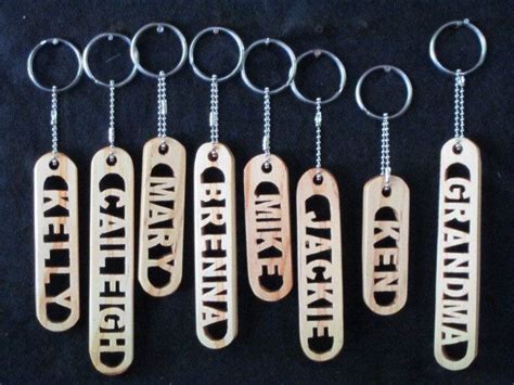 Wood keychain, Laser engraved ideas, Keychain