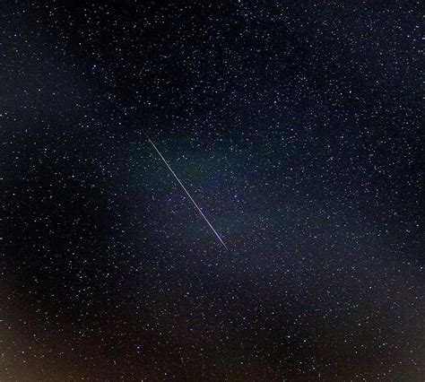 Perseid Meteor Trail Photograph by Chris Madeley - Fine Art America