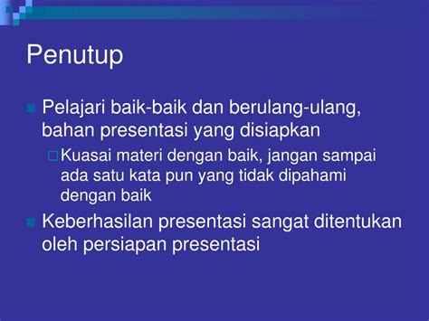 Pantun Penutup Presentasi Lucu - guruidltda