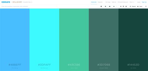 Coolers Color Schemes Generator | Bruin Blog