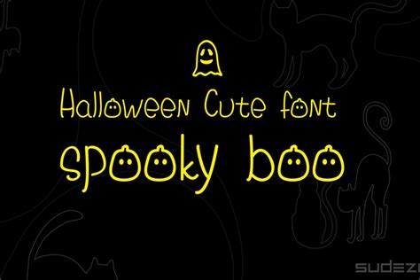 SD Boo Font | Sudezine | FontSpace