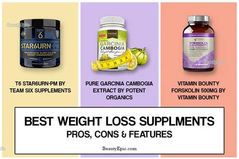 15 Best Weight Loss Supplements: Pros, Cons And Features