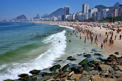 Copacabana Beach in Rio de Janeiro, Brazil - Encircle Photos