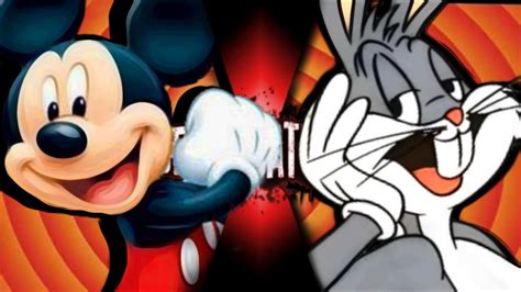 Mickey Mouse Vs Bugs Bunny by jhmc61 on DeviantArt