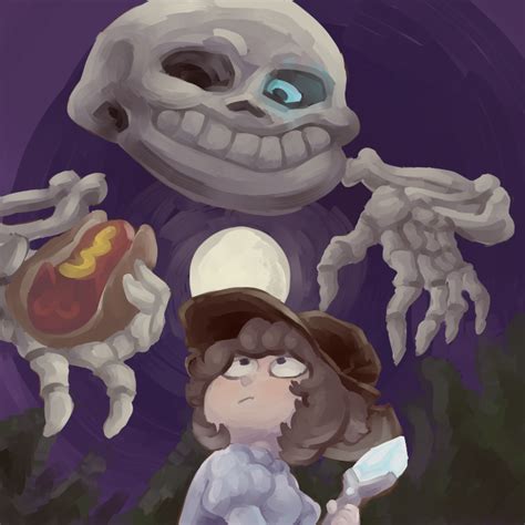 Cursed Skeletron! P/s: My first fanart after a very long time. : r/Terraria