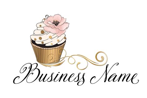 DIGITAL Custom logo design cute pastel cupcake logo bakery | Etsy