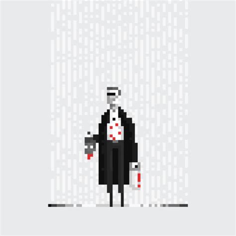 Super Heroes 8-bit Comic Pixel Art [Motion Graphics Gif]