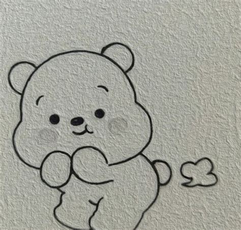 Cute Doodles Drawings, Cute Bear Drawings, Easy Drawings Sketches, Book Art Drawings, Small ...