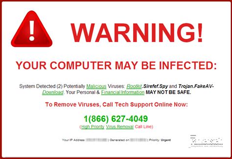 fake popup scam - Frankenstein Computers, Austintatious IT Support