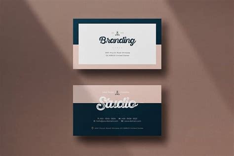 20+ Best Modern Business Card Templates 2020 (Word + PSD) | Design Shack