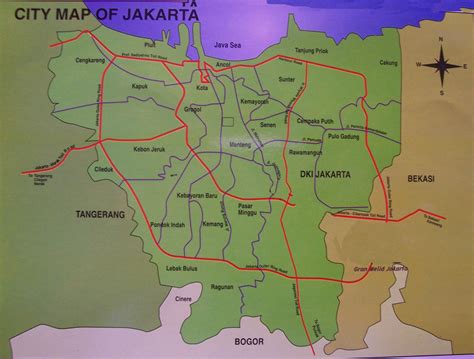 Large Jakarta Maps for Free Download and Print | High-Resolution and Detailed Maps