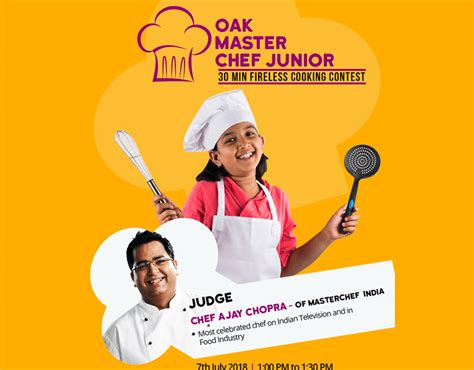 Oak Master Chef Junior - Contest on Behance