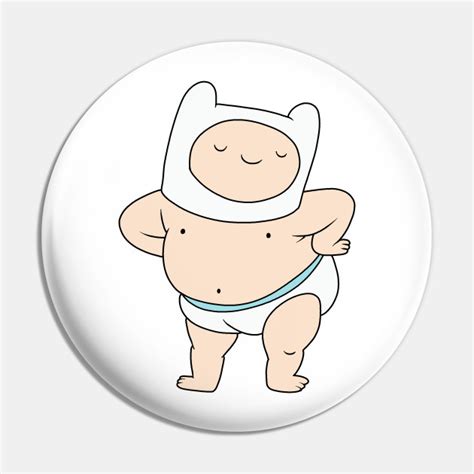 Baby Finn - Adventure time - Baby Finn - Pin | TeePublic