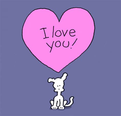 I Love You Hearts GIF by Chippy the Dog - Find & Share on GIPHY