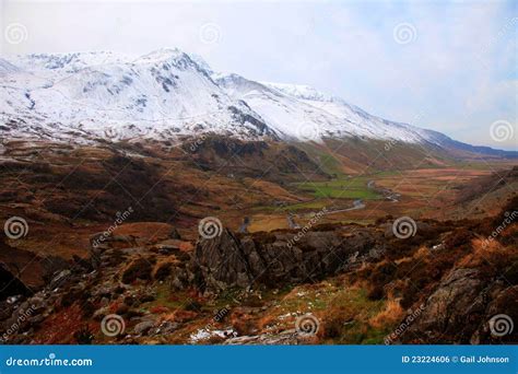 Snowdonia in Winter stock photo. Image of wales, snowdonia - 23224606