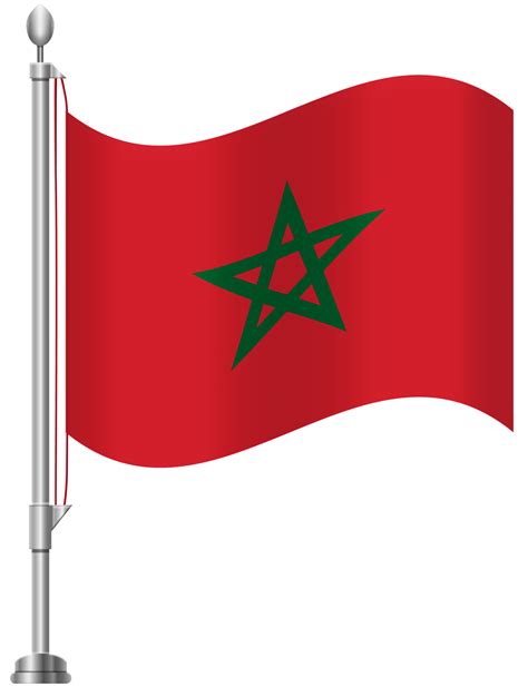 Morocco Flag PNG Clip Art