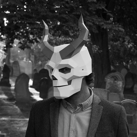 Horned Skull Mask - Wintercroft