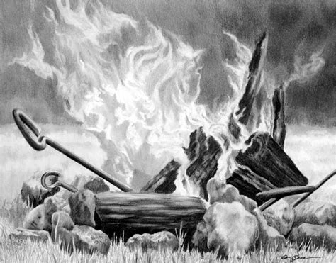 Fire Pencil Drawing at PaintingValley.com | Explore collection of Fire Pencil Drawing