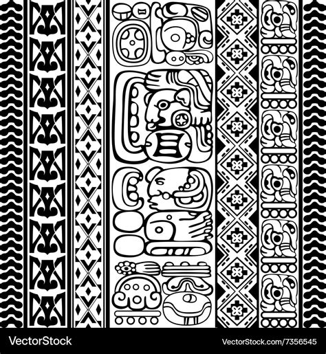 Mayan hieroglyphs Royalty Free Vector Image - VectorStock