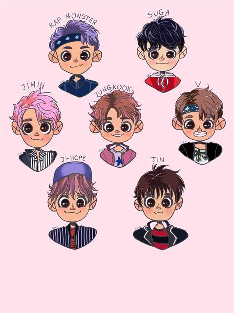 BTS Chibi Wallpapers - Top Free BTS Chibi Backgrounds - WallpaperAccess