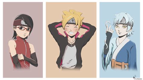 Boruto Team 7 [3840x2160] | Team 7, Boruto, Naruto shippuden characters