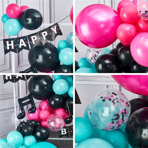 Buy PartyWoo Tik Tok Birthday Party Decorations, 140 pcs Tik Tok Party Supplies and Balloon Arch ...