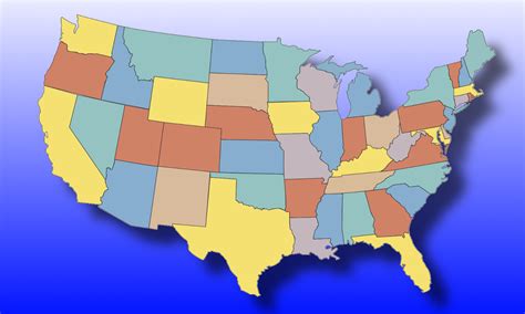 Us Countries Map Quiz - Wayne Baisey