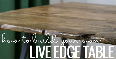 DIY Live Edge Table Tutorial | Remodelaholic