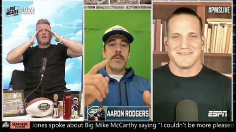 Pat McAfee Show is done with Aaron Rodgers — for now