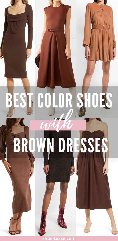 What Color Shoes with Brown Dress Outfits - 12 Best Colors to Wear!