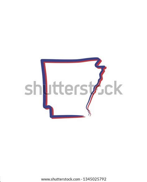 Arkansas Outline Logo Icon 001 Stock Vector (Royalty Free) 1345025792 ...