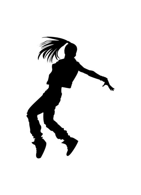 Hip Hop Dancer 3 SVG Vector Cutting File / Clip Art Available - Etsy