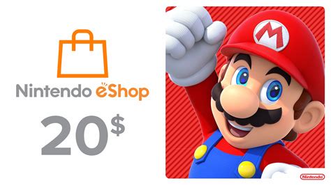 Buy Nintendo eShop Card 20$ Nintendo Eshop